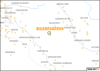 map of Bīd Sar Darreh