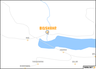 map of Bīd Shahr