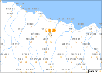 map of Bidua