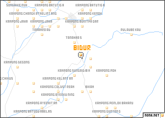 map of Bidur