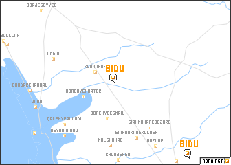 map of Bīdū