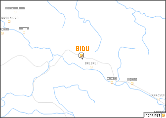 map of Bīdū