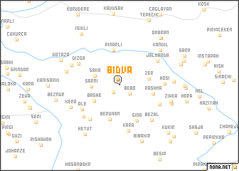 map of Bidva