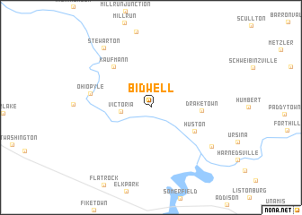 map of Bidwell