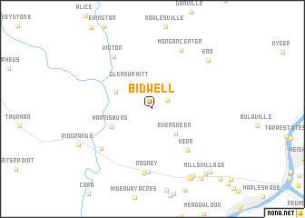 map of Bidwell