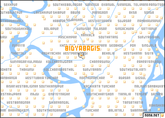 map of Bidyābāgis