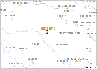 map of Bīd Zard