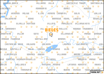 map of Biedes