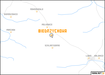 map of Biedrzychowa