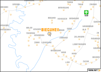 map of Biéguhé II