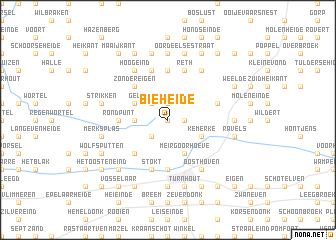 map of Bieheide