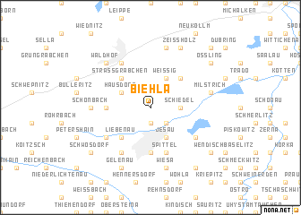 map of Biehla