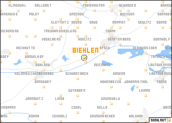 map of Biehlen