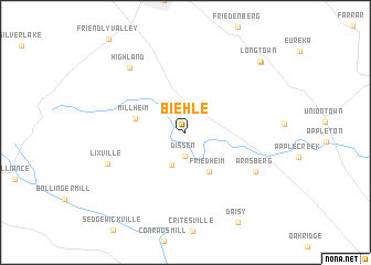 map of Biehle