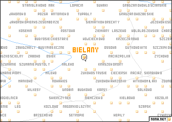 map of Bielany