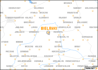 map of Bielawki