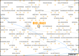 map of Bielawki