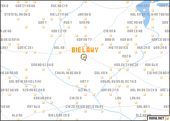 map of Bielawy