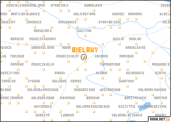 map of Bielawy