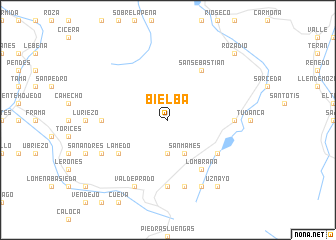 map of Bielba