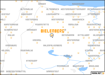 map of Bielenberg