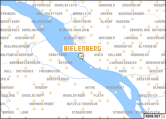 map of Bielenberg