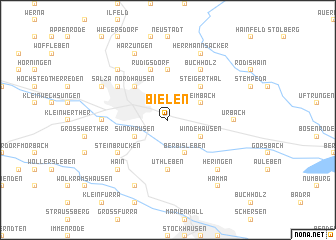 map of Bielen