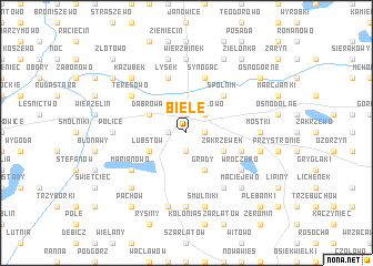 map of Biele