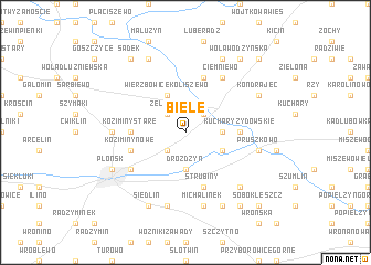 map of Biele