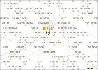 map of Bielin