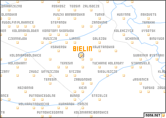 map of Bielin