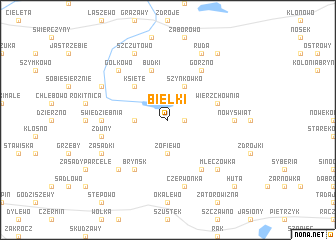 map of Bielki