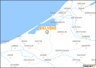 map of Bielkowo