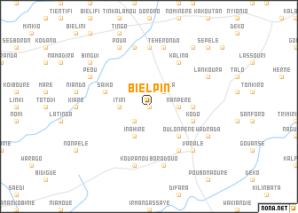 map of Bielpin