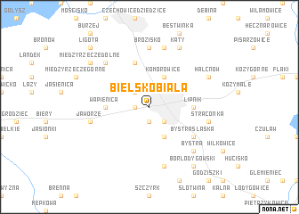map of Bielsko-Biała