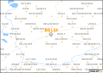 map of Bielsk