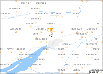 map of Biel