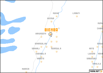 map of Biemba