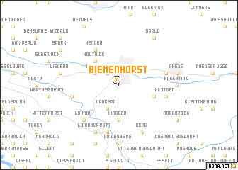 map of Biemenhorst