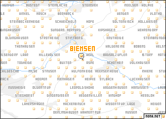 map of Biemsen