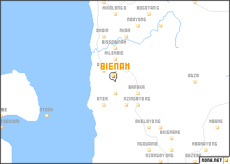 map of Bienam