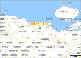 map of Bienfaisant