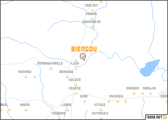 map of Biengou