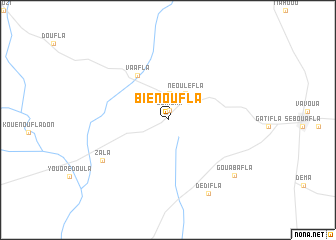 map of Biénoufla