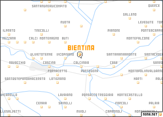 map of Bientina