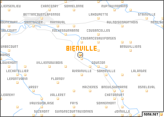 map of Bienville