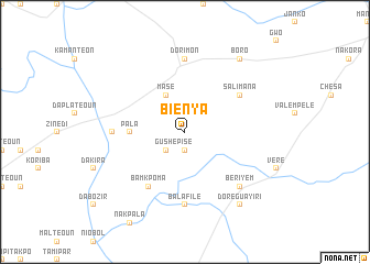 map of Bienya