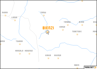 map of Bienzi