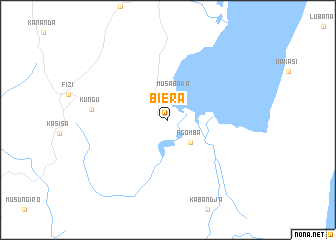 map of Biera