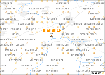 map of Bierbach